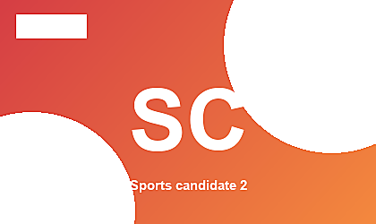 Sports candidate 2 placeholder visual